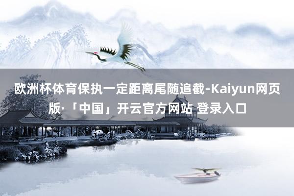 欧洲杯体育保执一定距离尾随追截-Kaiyun网页版·「中国」开云官方网站 登录入口