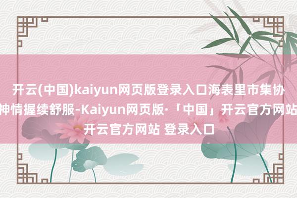 开云(中国)kaiyun网页版登录入口海表里市集协同发展的神情握续舒服-Kaiyun网页版·「中国」开云官方网站 登录入口
